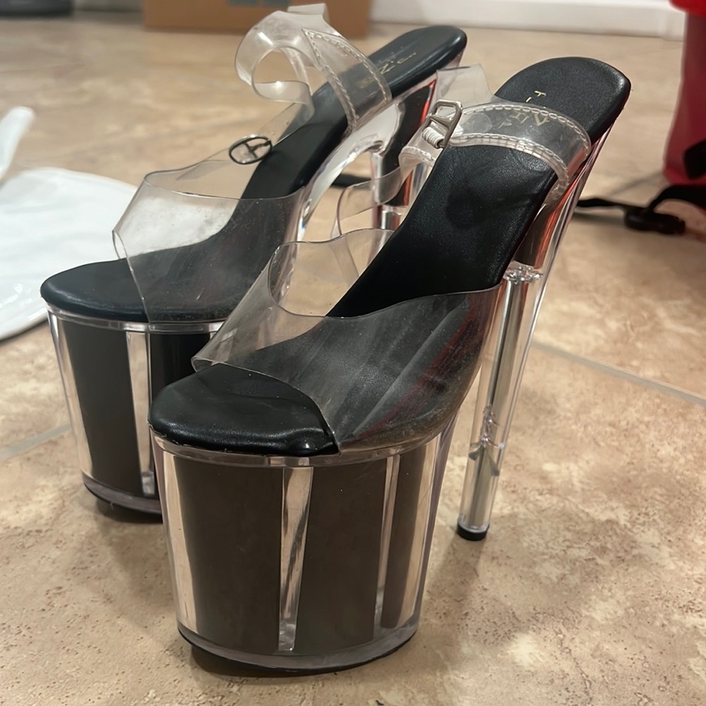 Platform heels 8 inch